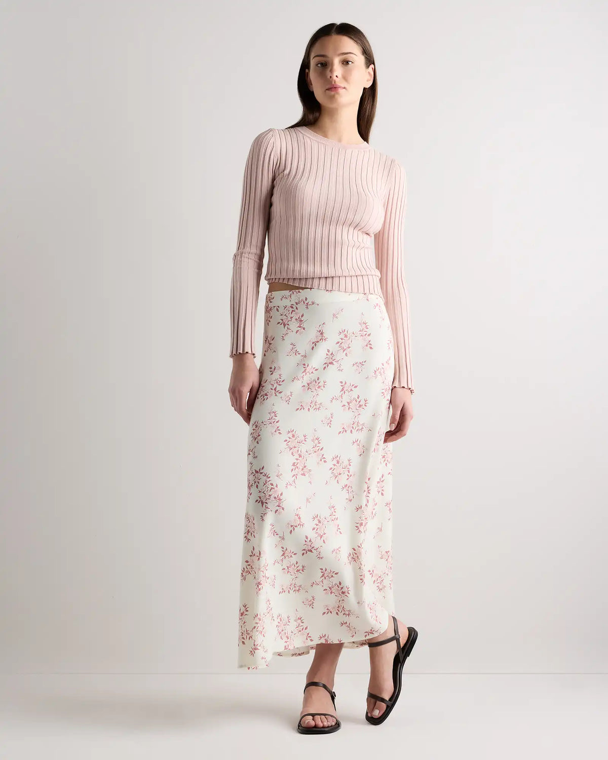 Lightweight Crepe Slip Skirt