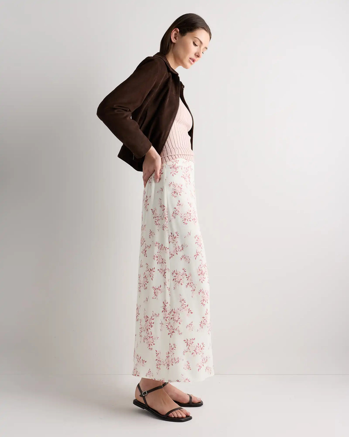 Lightweight Crepe Slip Skirt