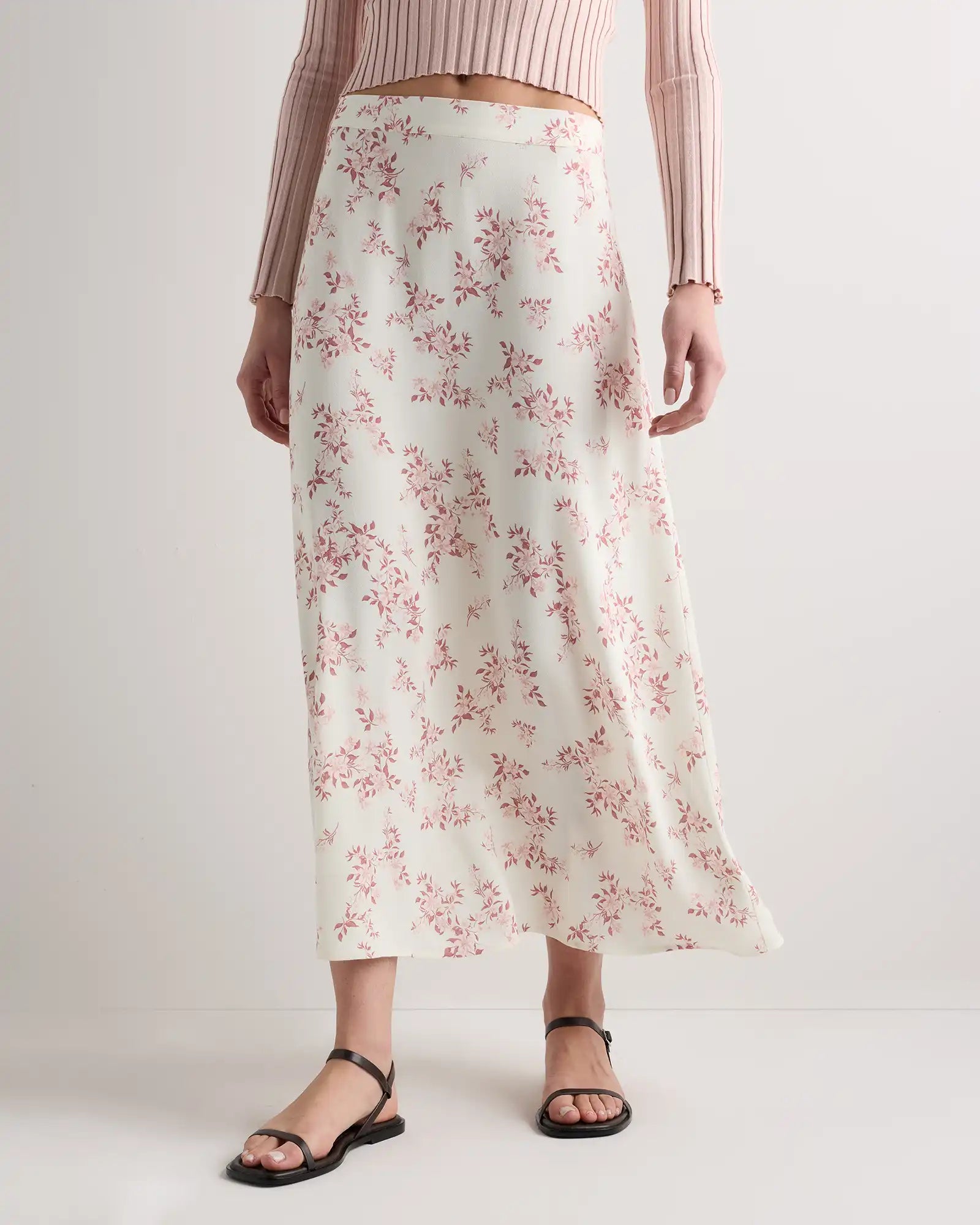 Lightweight Crepe Slip Skirt