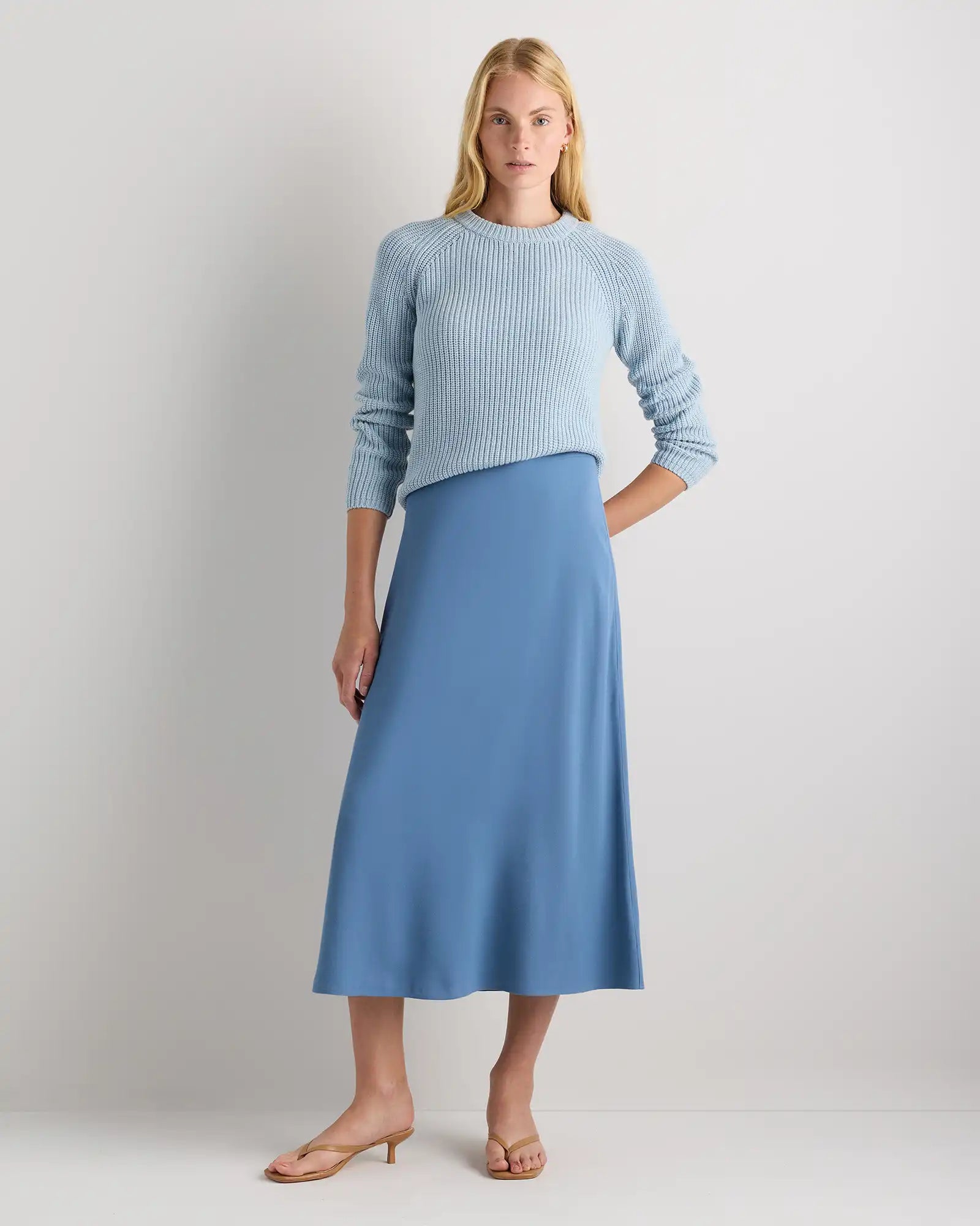 Lightweight Crepe Slip Skirt