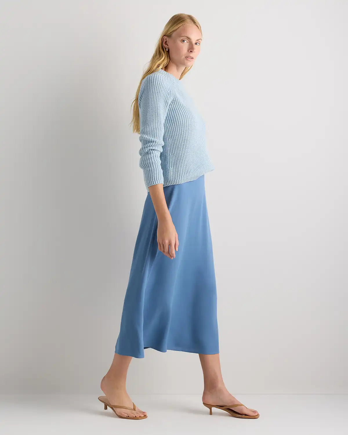 Lightweight Crepe Slip Skirt