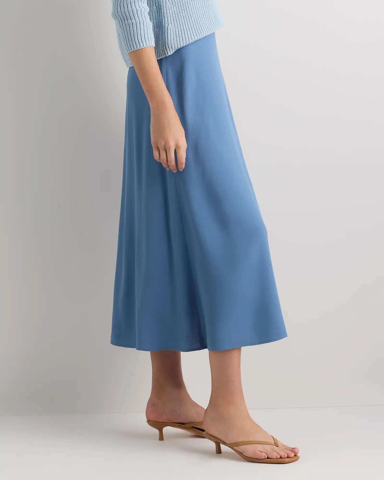 Lightweight Crepe Slip Skirt