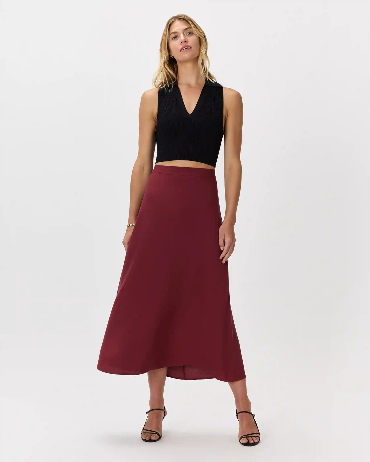 Lightweight Crepe Slip Skirt