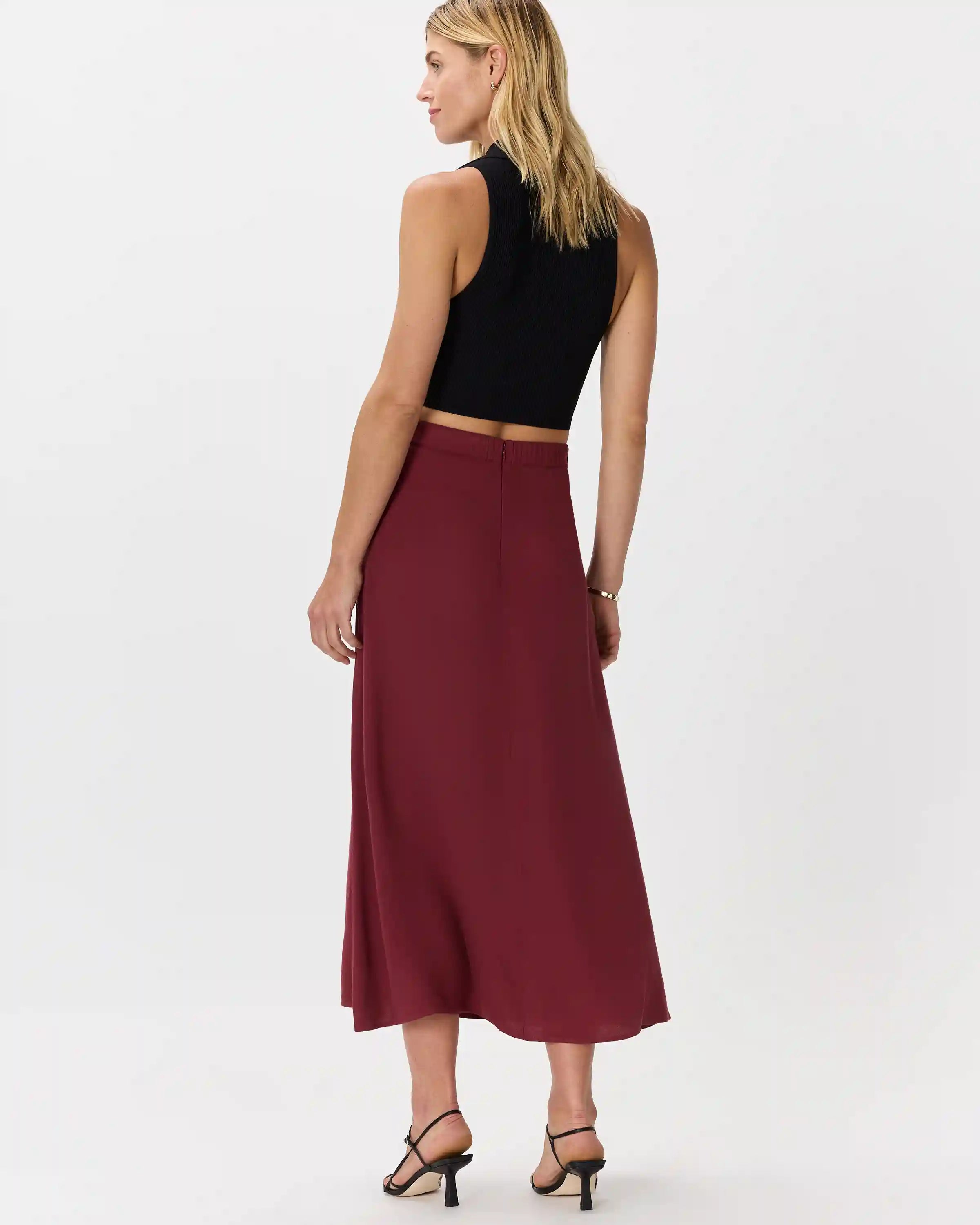 Lightweight Crepe Slip Skirt