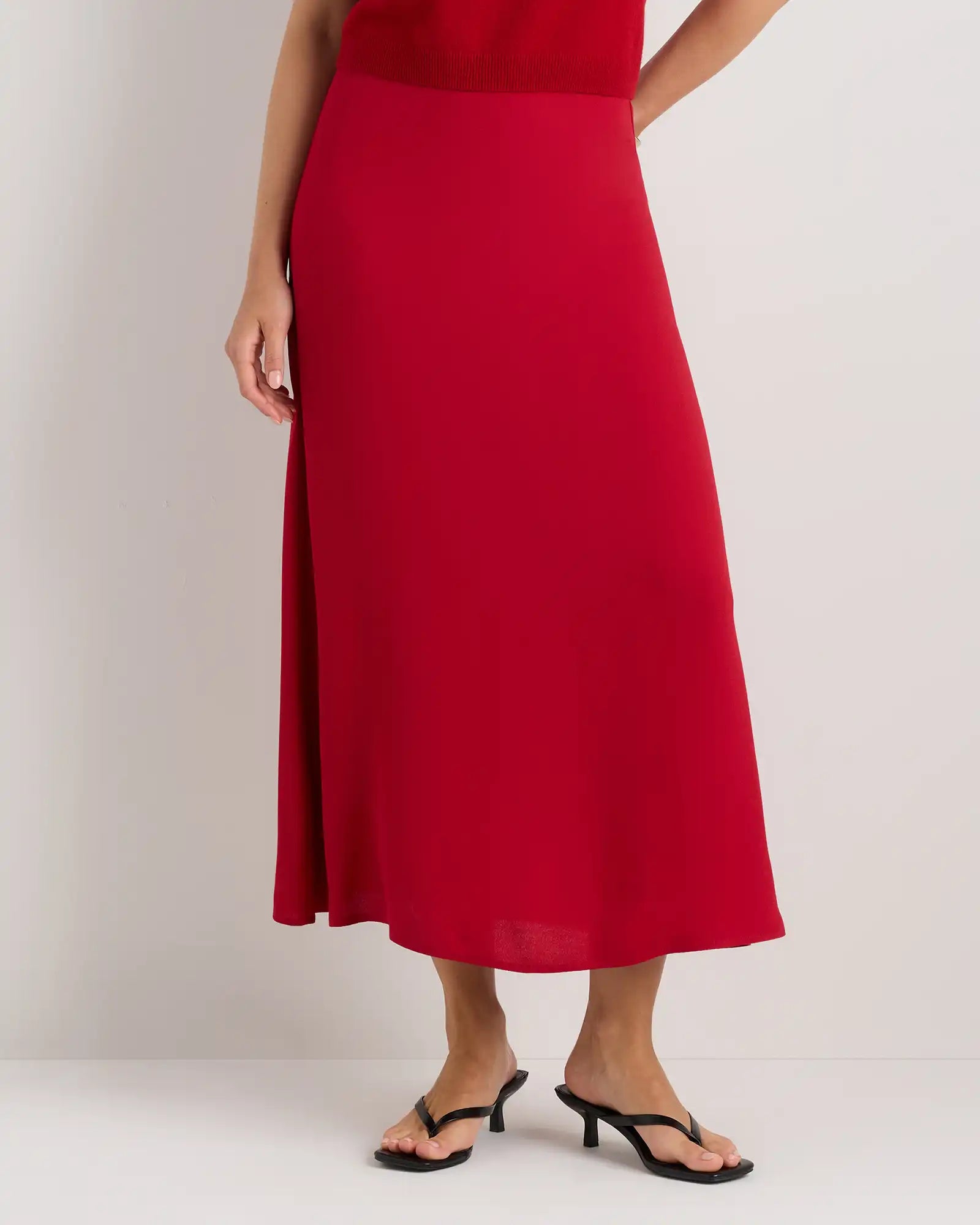 Lightweight Crepe Slip Skirt