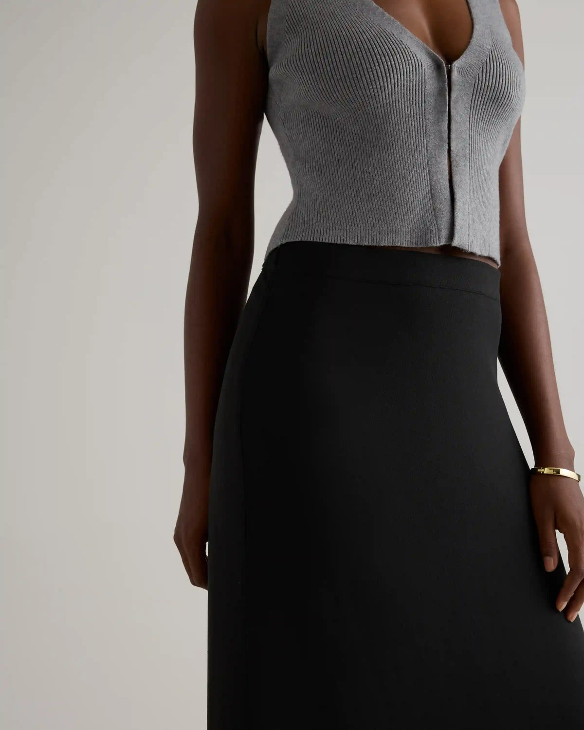 Lightweight Crepe Slip Skirt