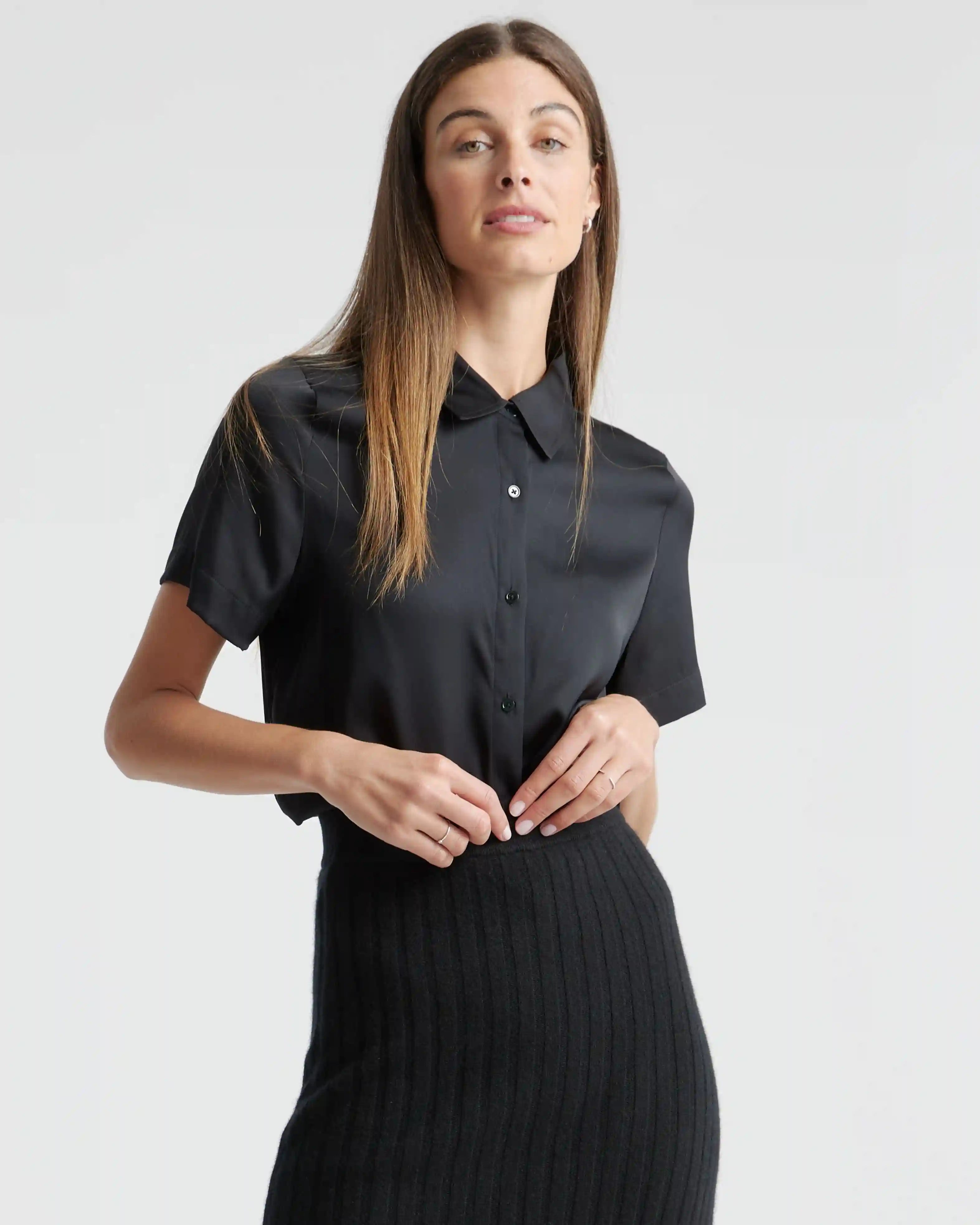 Mongolian Spring Cashmere Midi Skirt