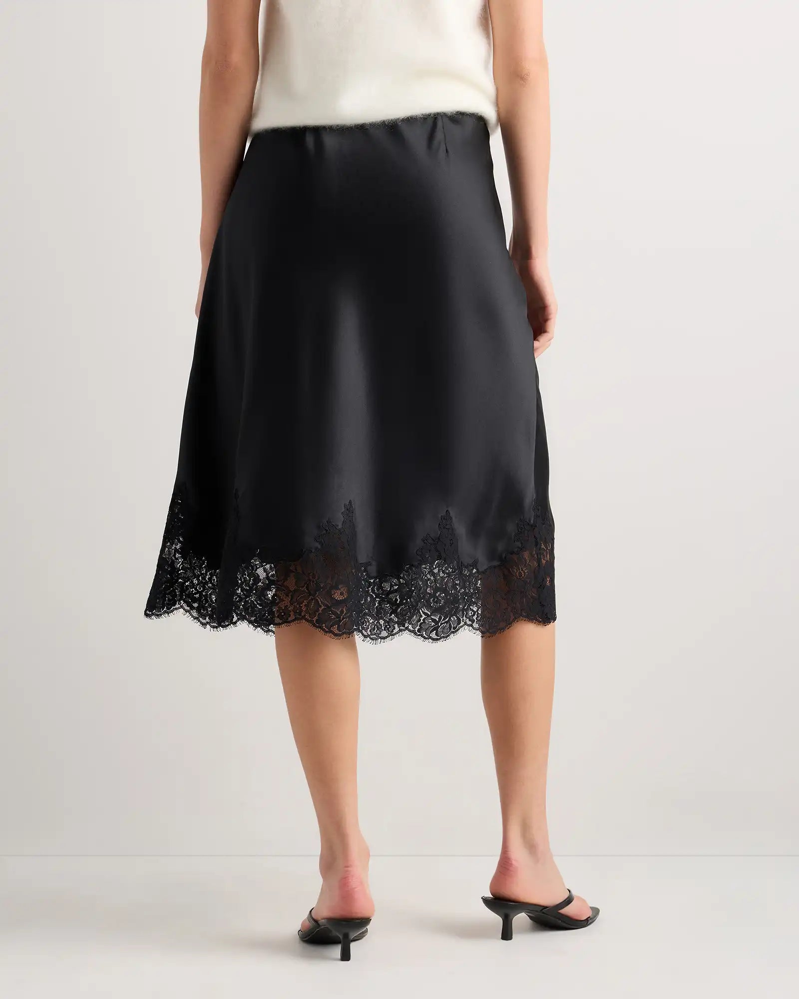100% Washable Silk Lace Skirt