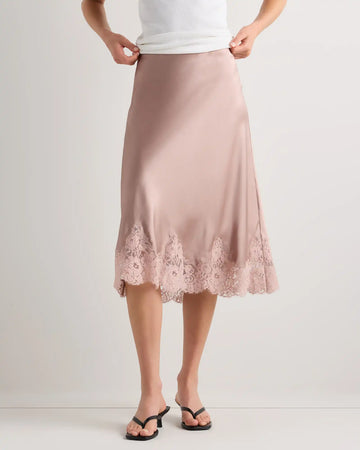 100% Washable Silk Lace Skirt