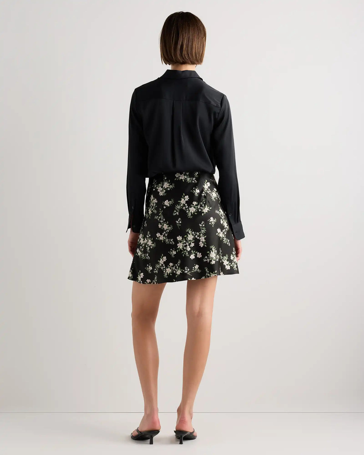 100% Washable Silk Mini Skirt