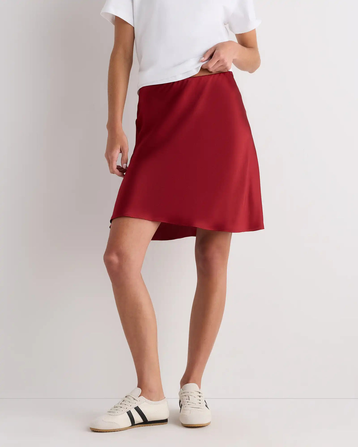 100% Washable Silk Mini Skirt