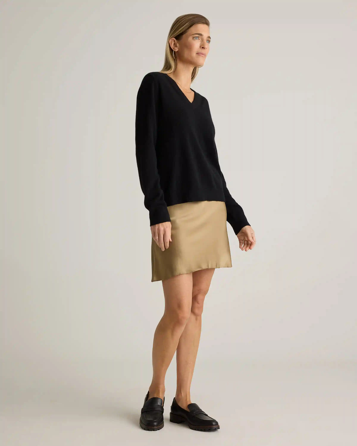 100% Washable Silk Mini Skirt