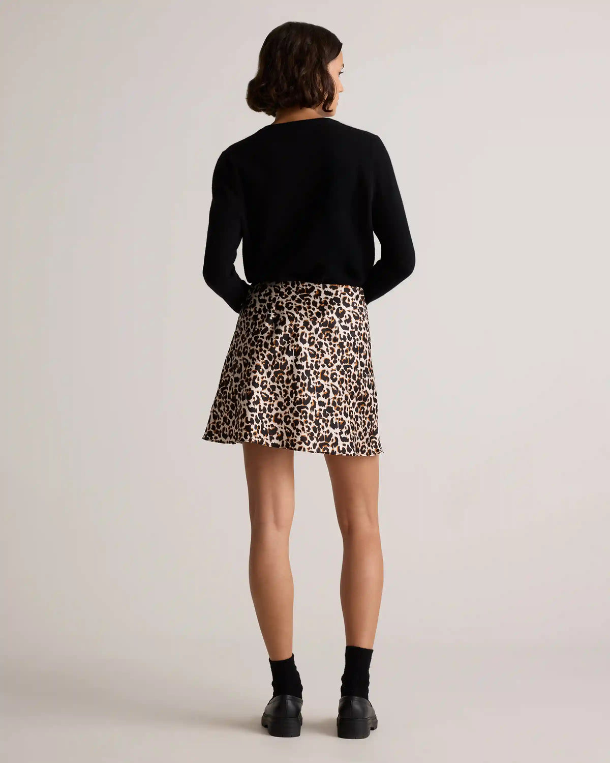 100% Washable Silk Mini Skirt