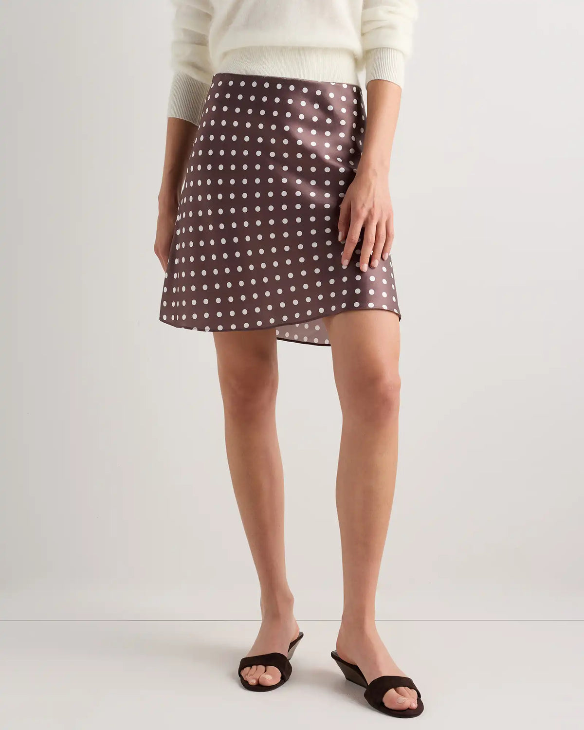 100% Washable Silk Mini Skirt
