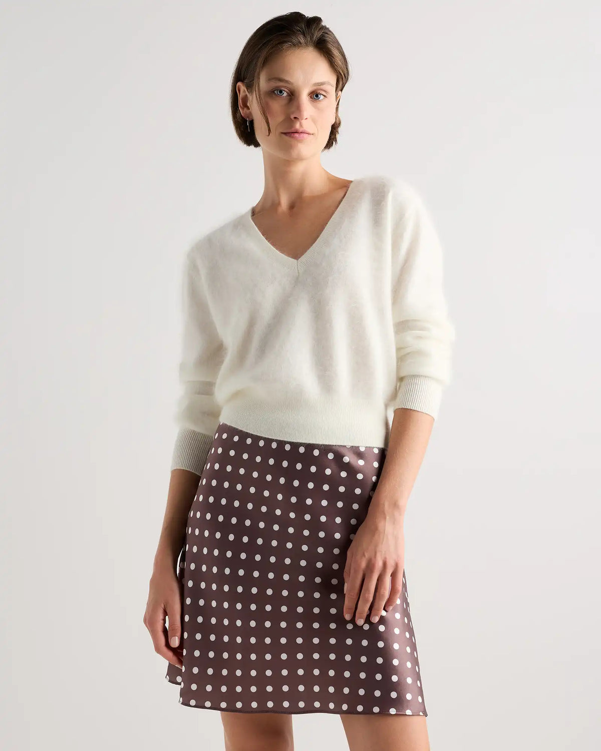 100% Washable Silk Mini Skirt