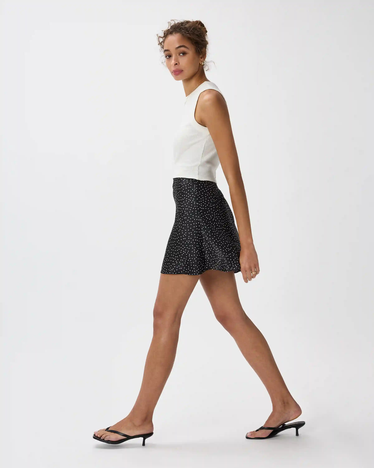 100% Washable Silk Mini Skirt