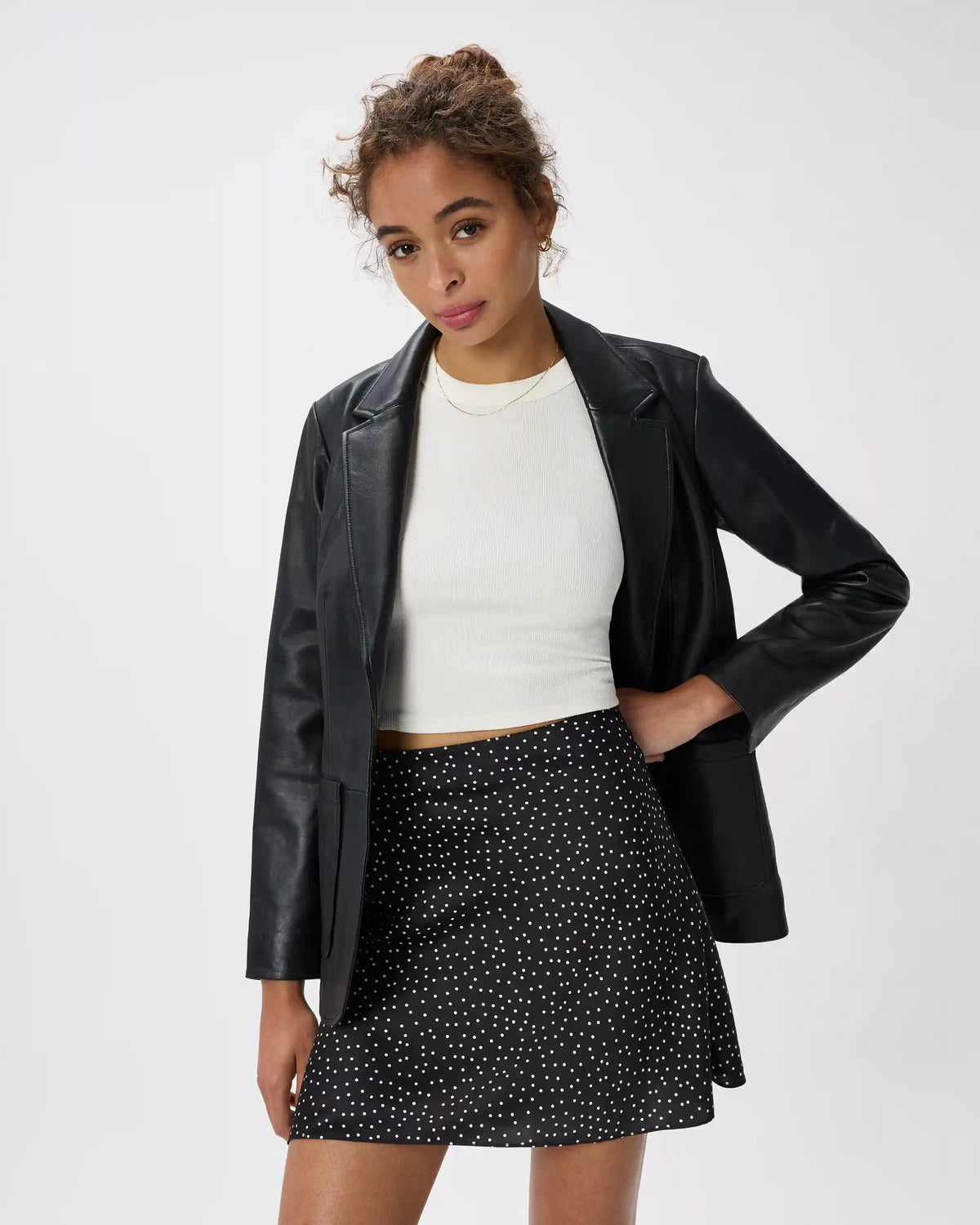 100% Washable Silk Mini Skirt