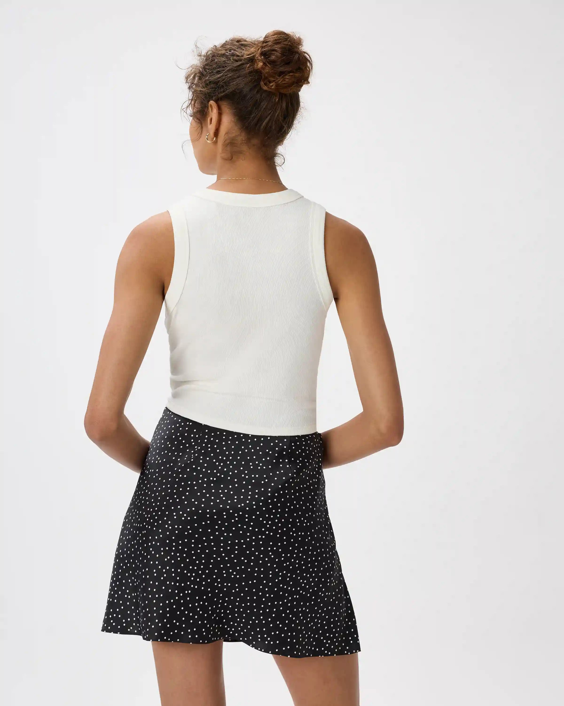 100% Washable Silk Mini Skirt