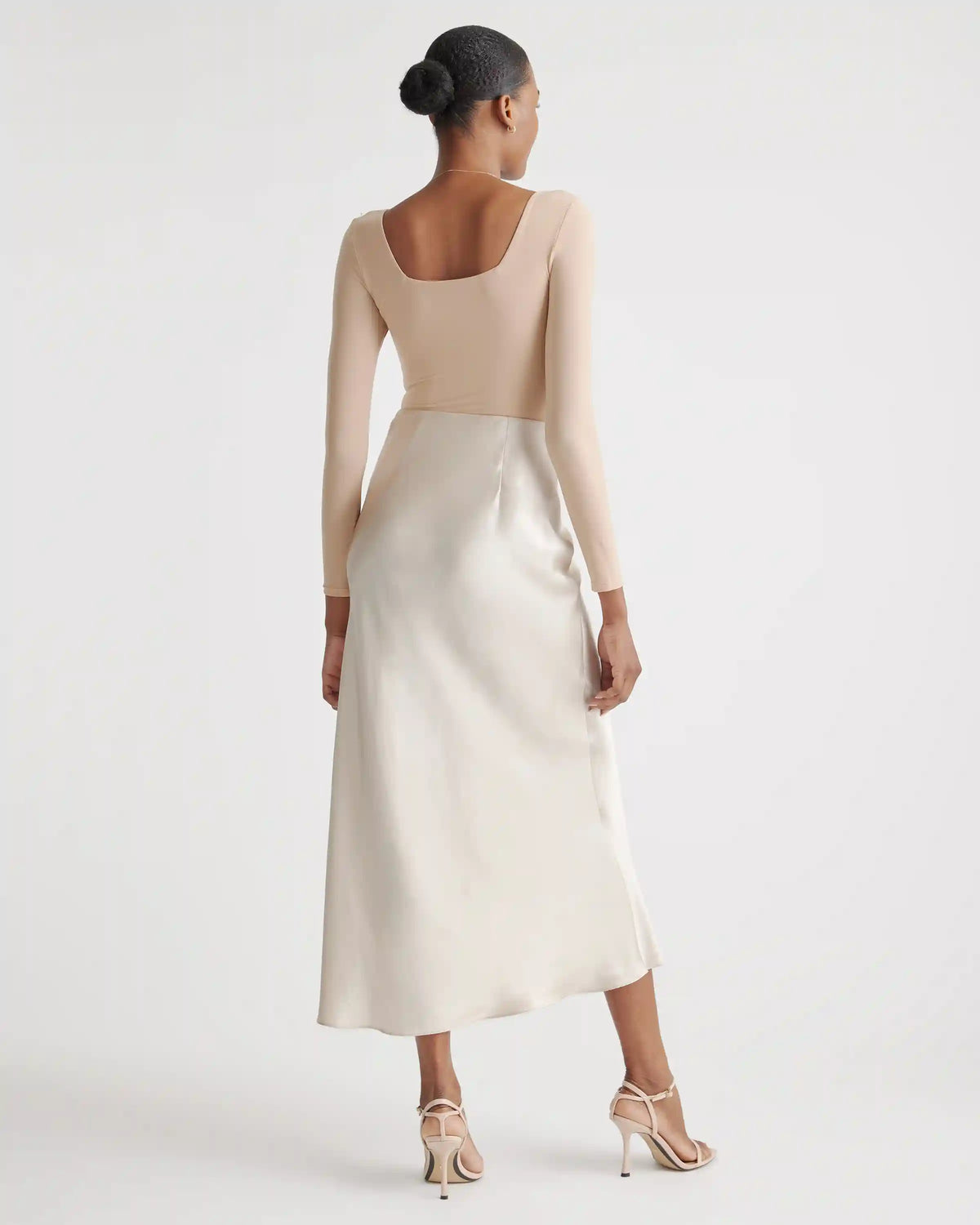 100% Washable Silk Maxi Skirt