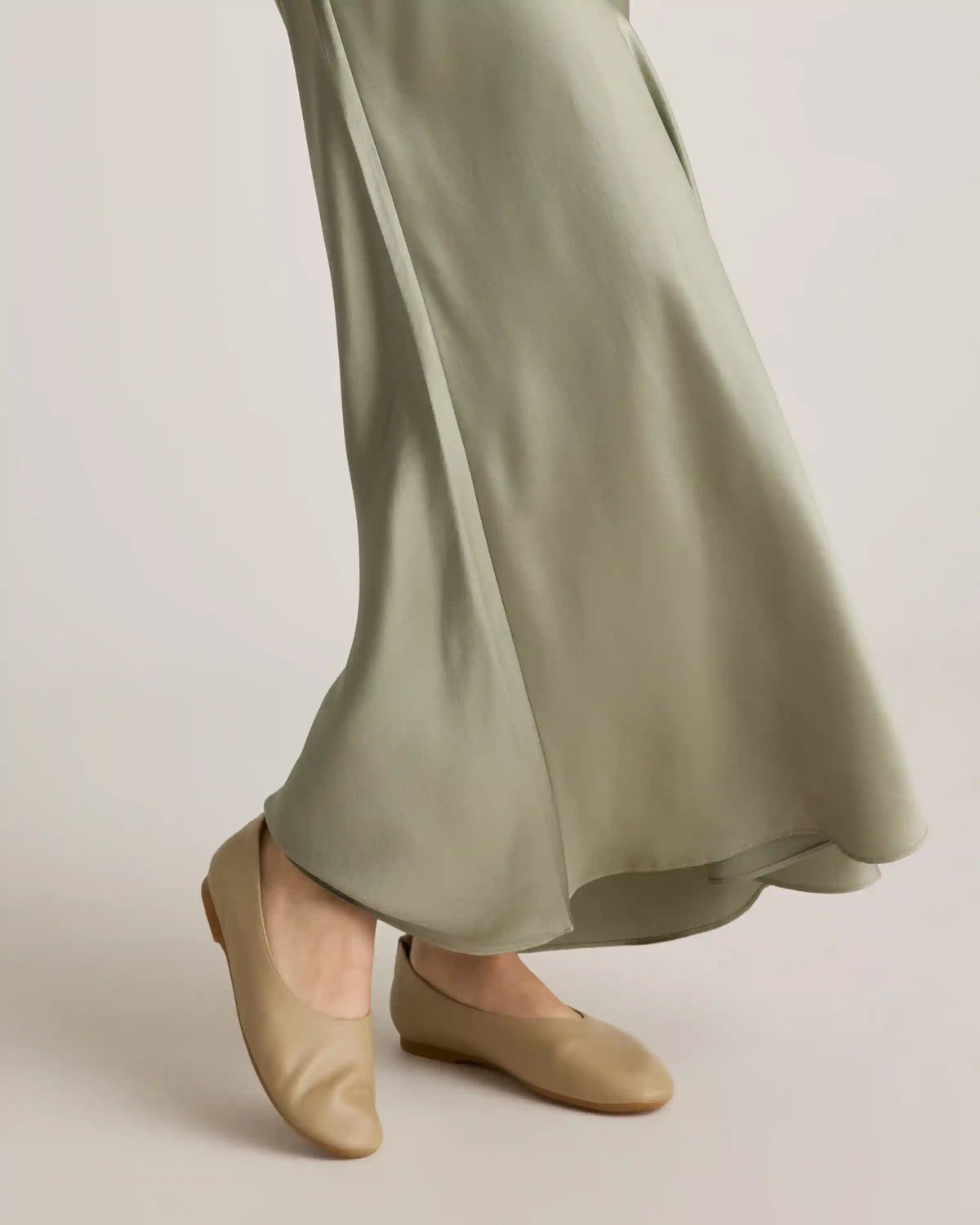 100% Washable Silk Maxi Skirt
