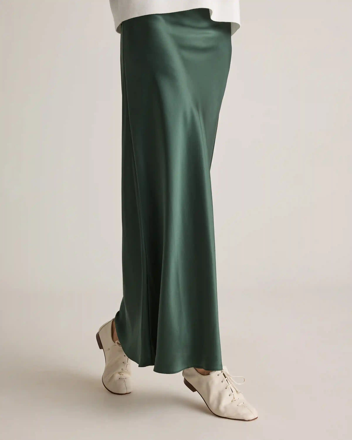100% Washable Silk Maxi Skirt