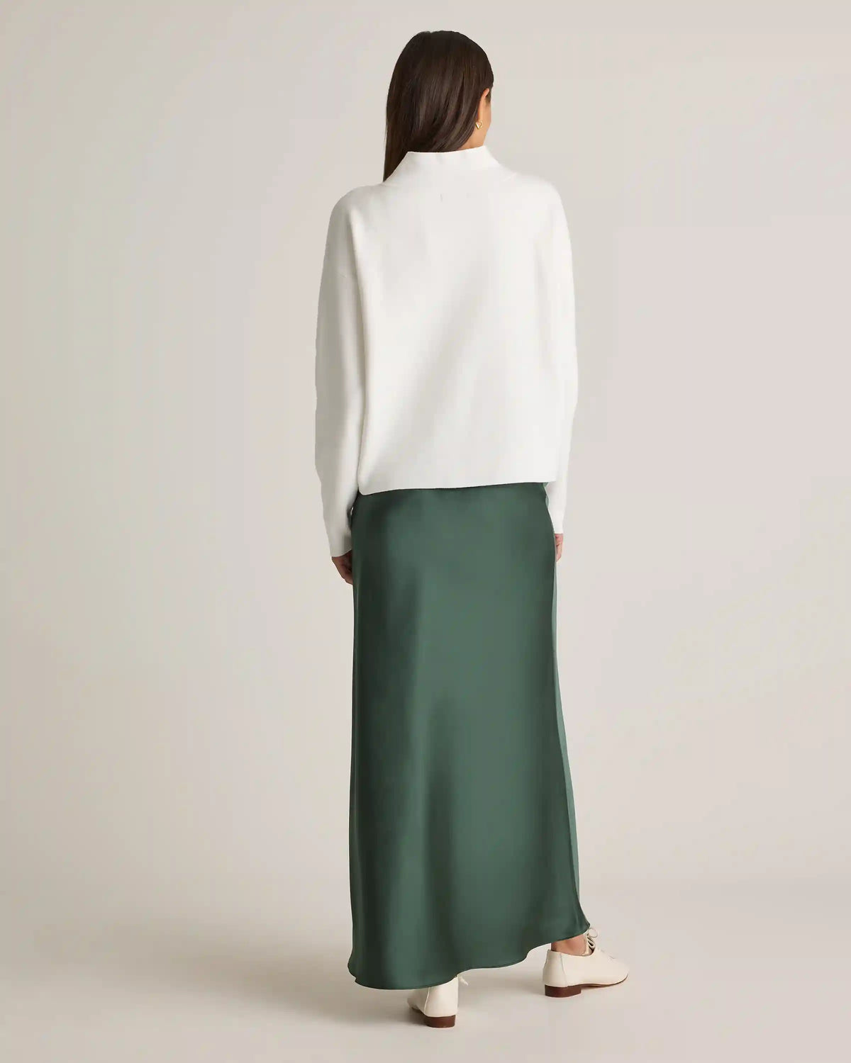100% Washable Silk Maxi Skirt