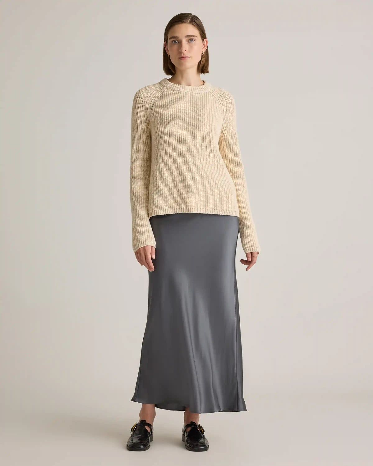 100% Washable Silk Maxi Skirt