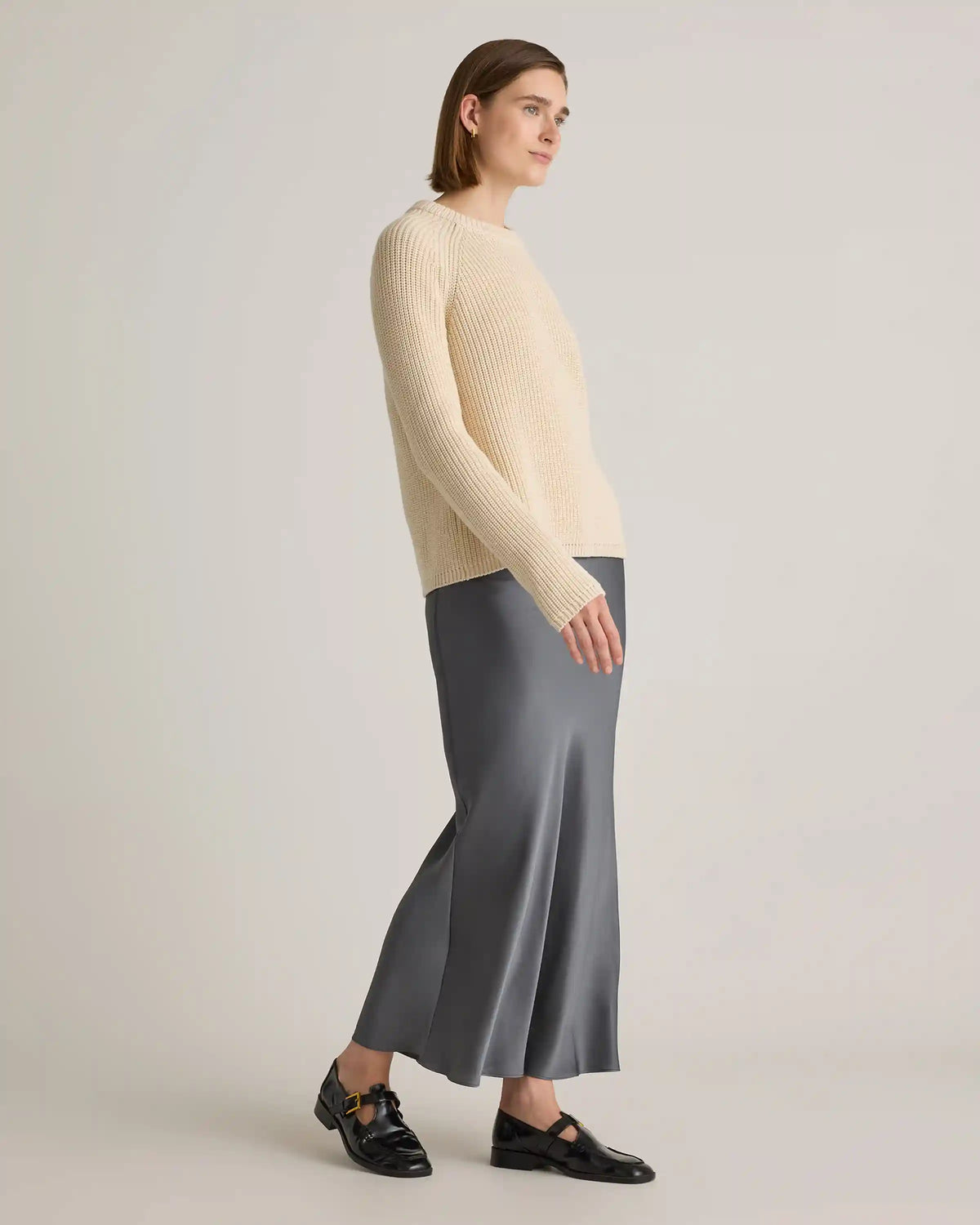 100% Washable Silk Maxi Skirt
