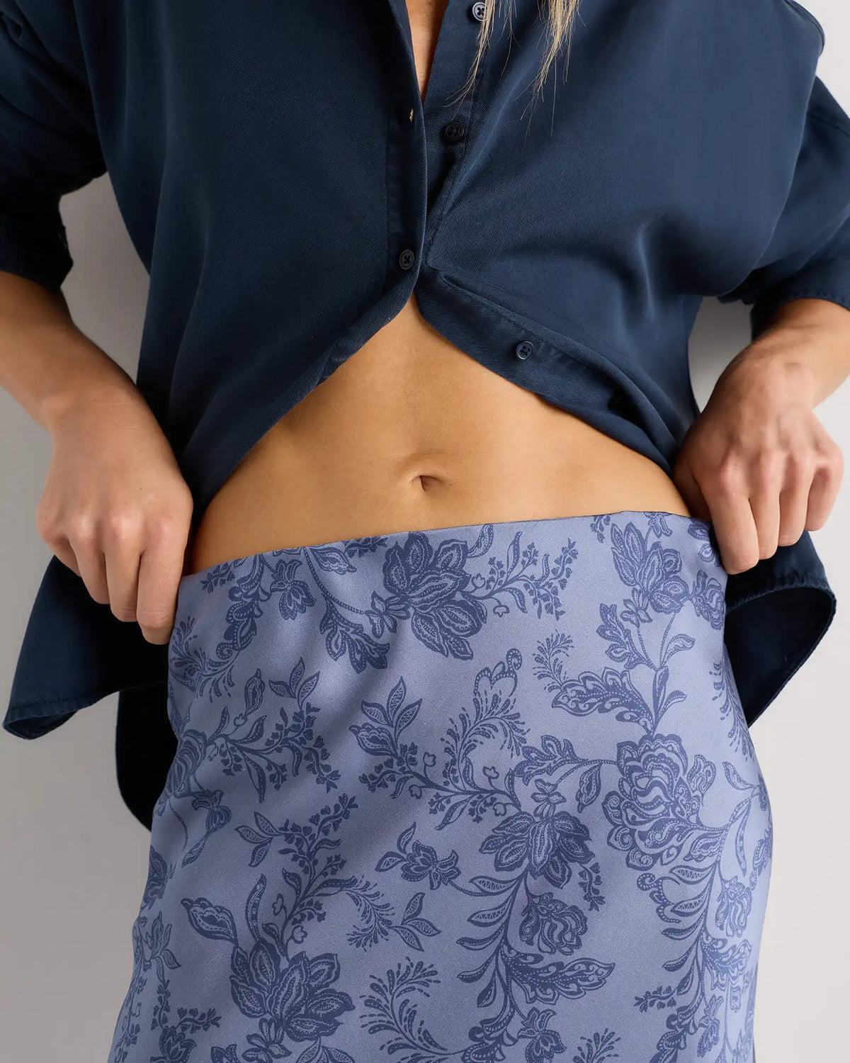 100% Washable Silk Maxi Skirt