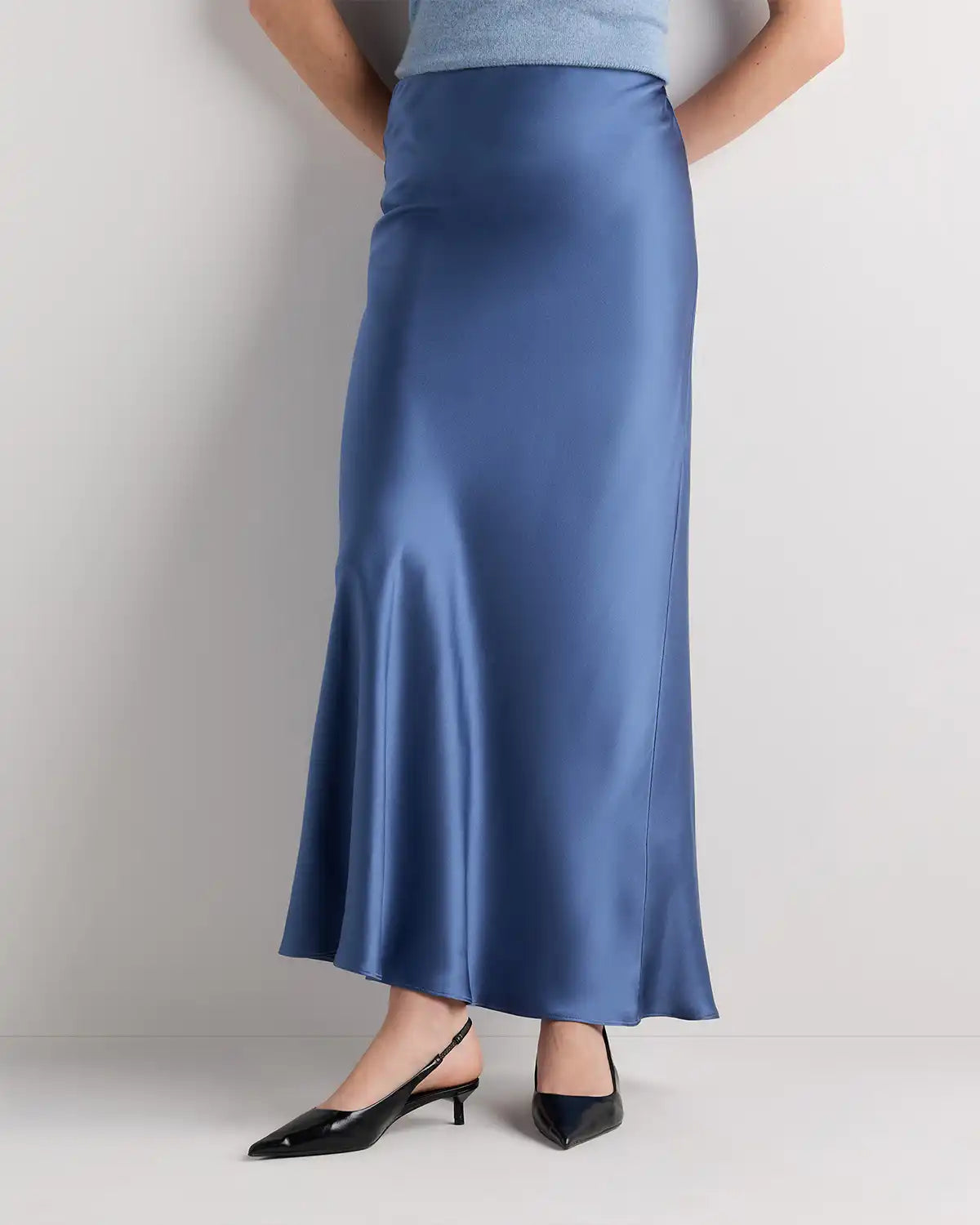 100% Washable Silk Maxi Skirt