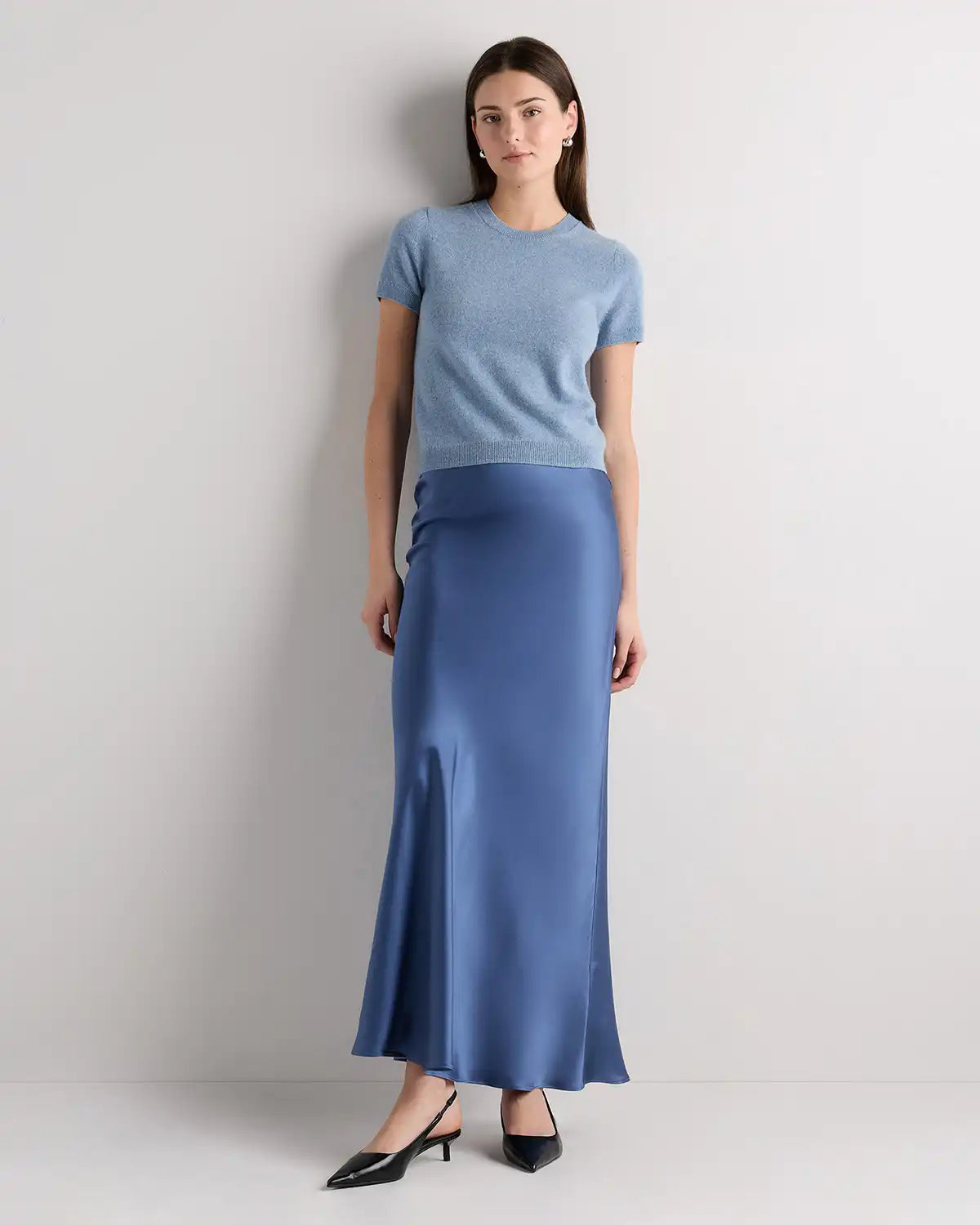 100% Washable Silk Maxi Skirt