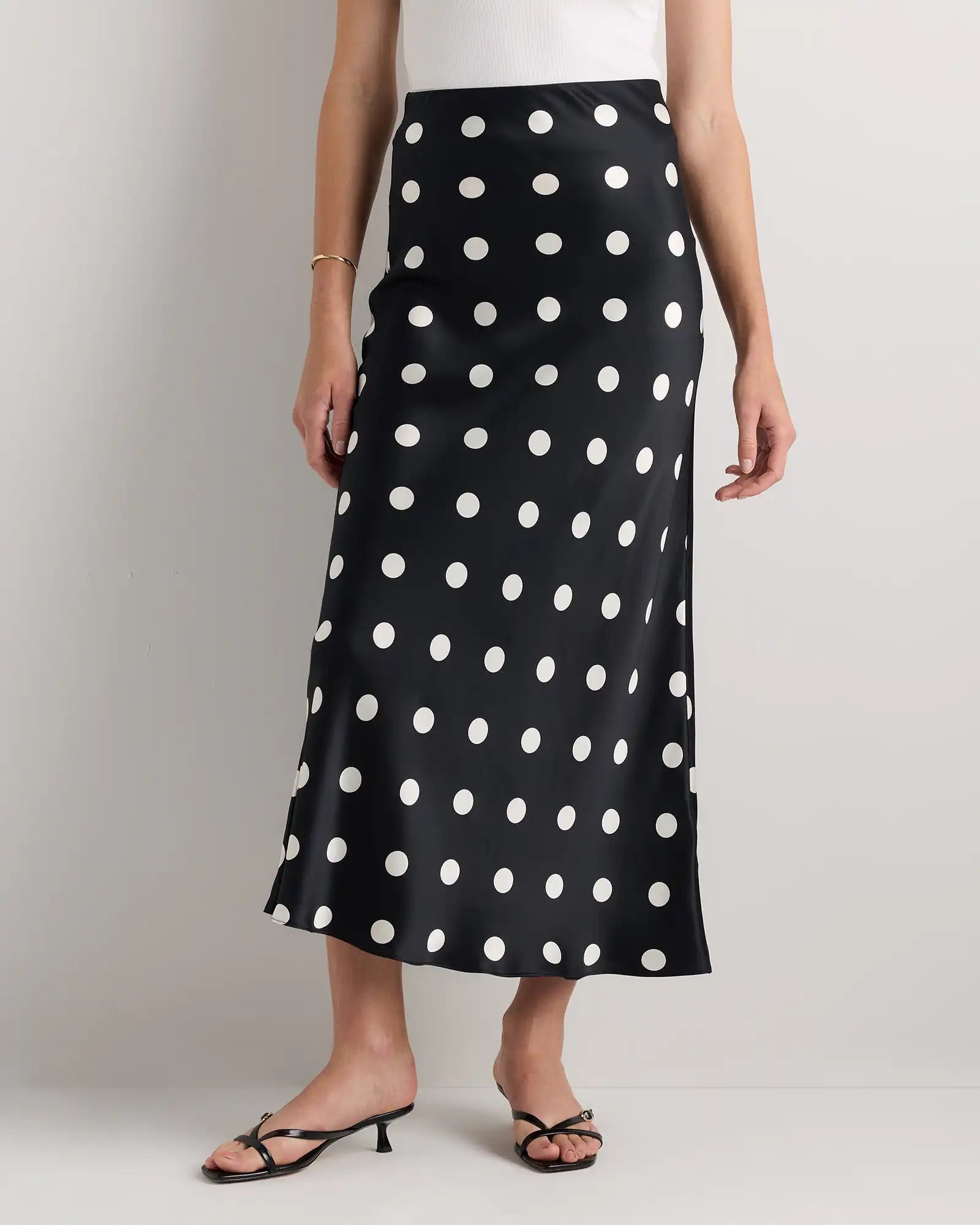 100% Washable Silk Maxi Skirt