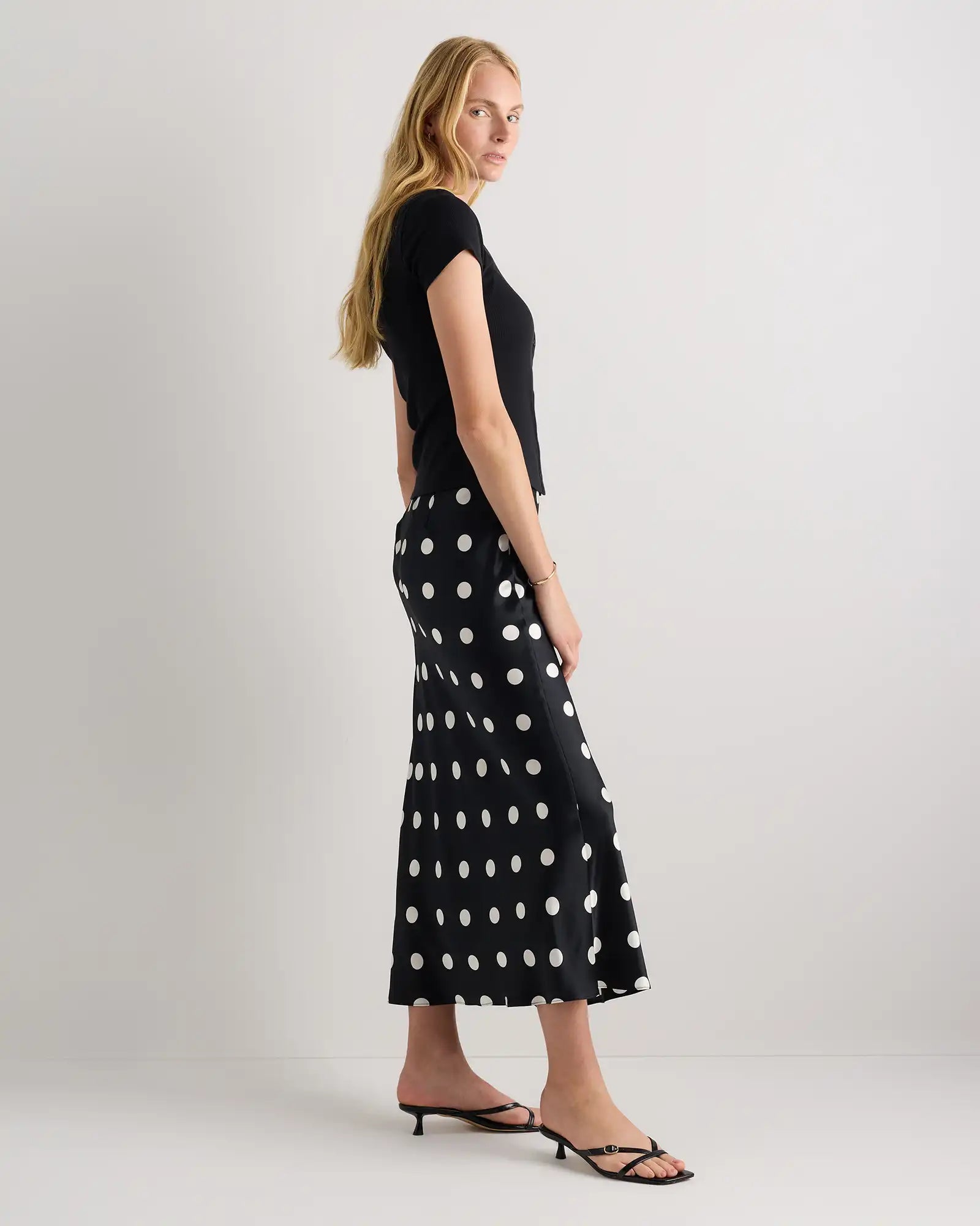 100% Washable Silk Maxi Skirt