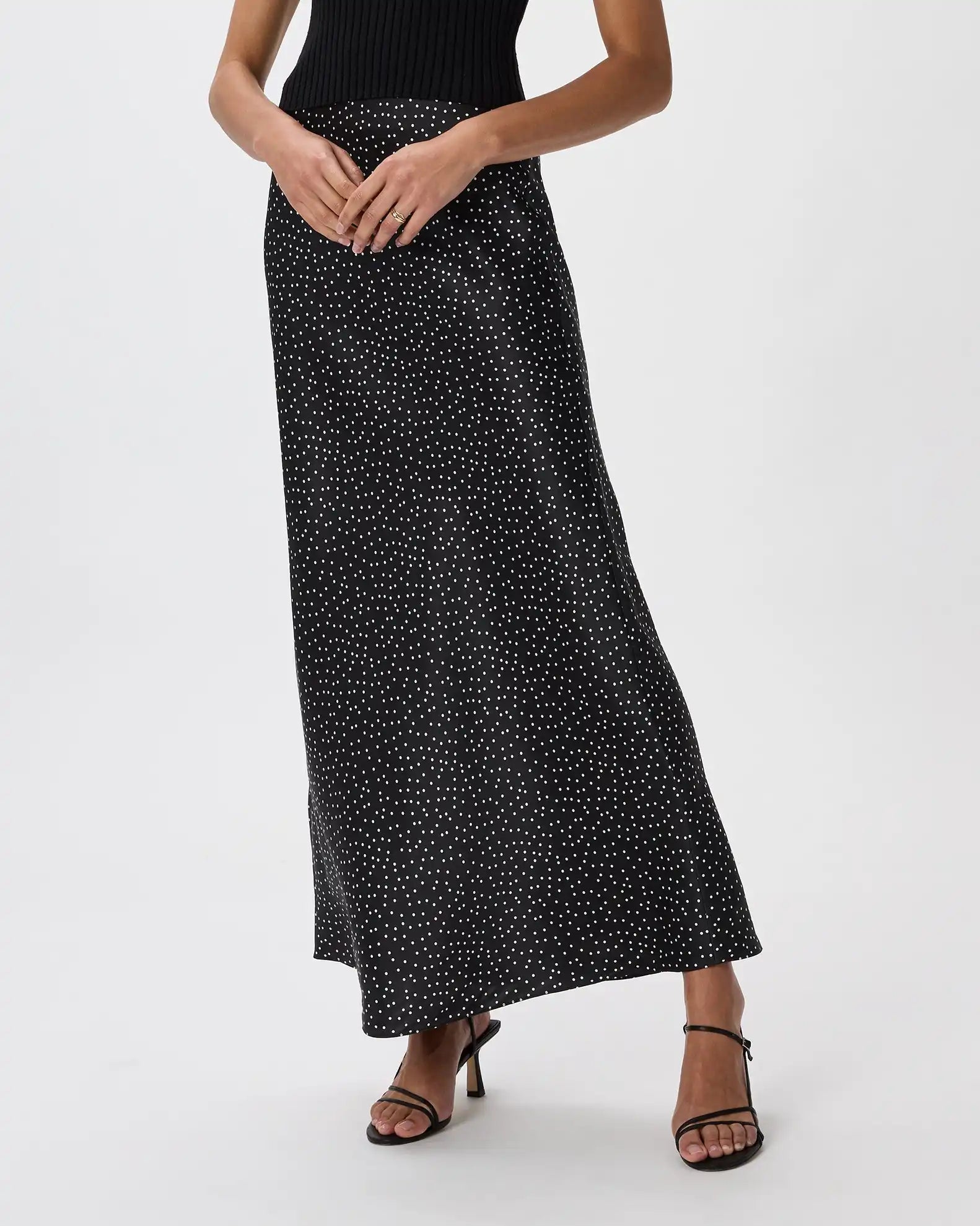 100% Washable Silk Maxi Skirt