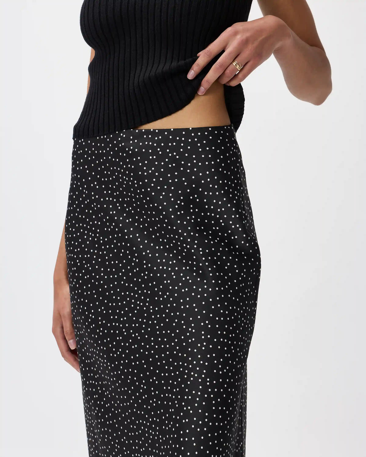 100% Washable Silk Maxi Skirt