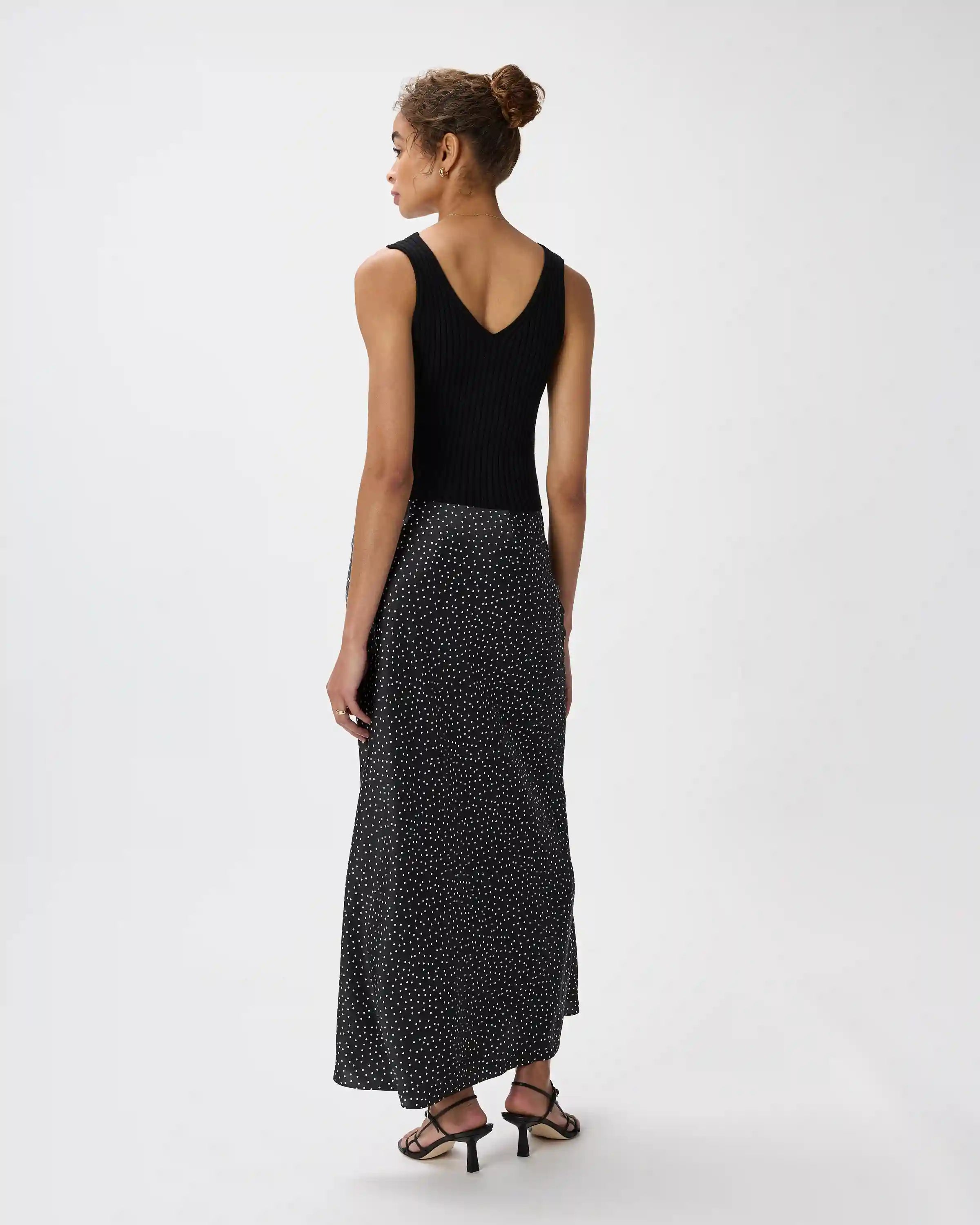 100% Washable Silk Maxi Skirt