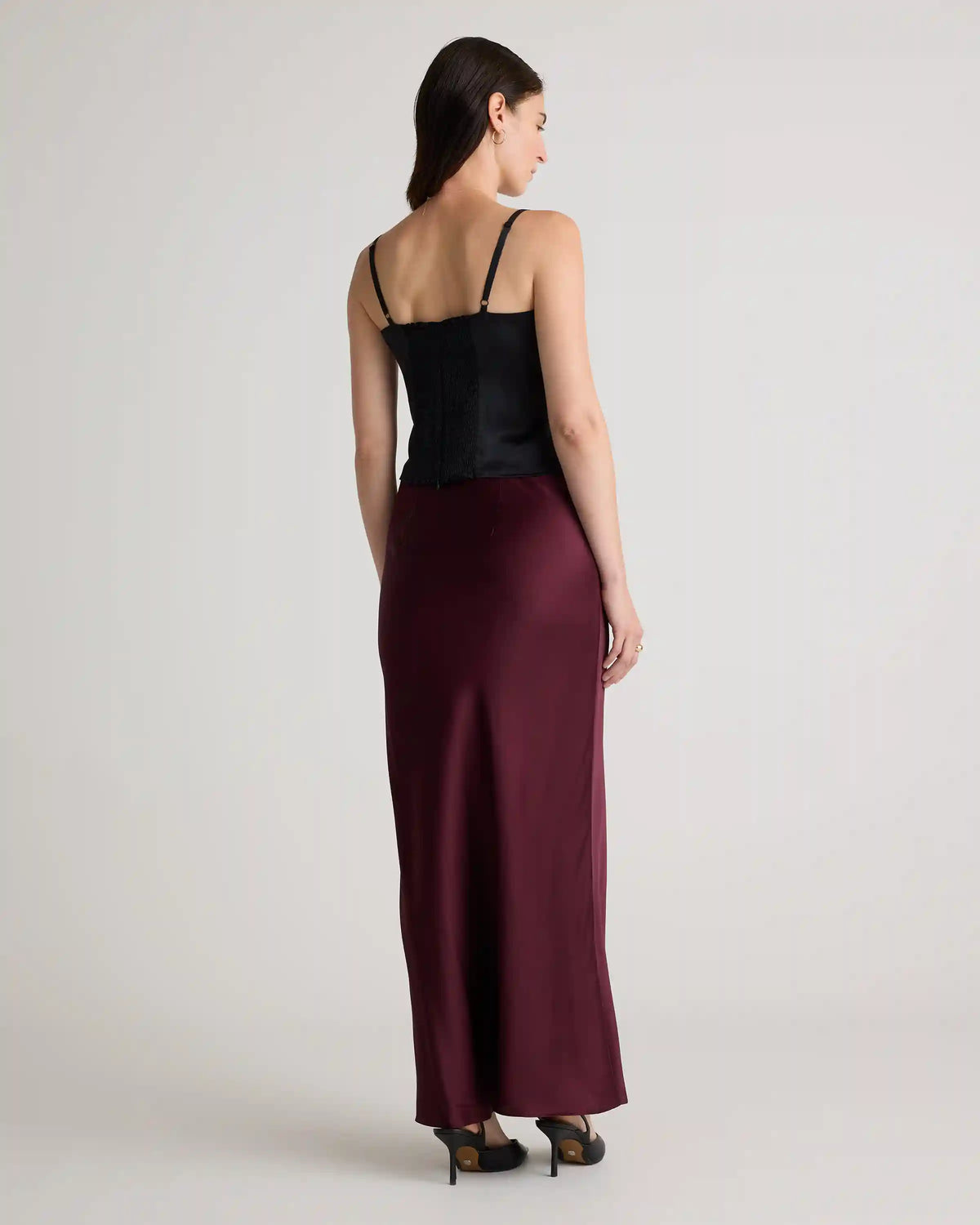 100% Washable Silk Maxi Skirt