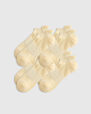 Everyday Cotton Solid Ankle Socks (4-pack)