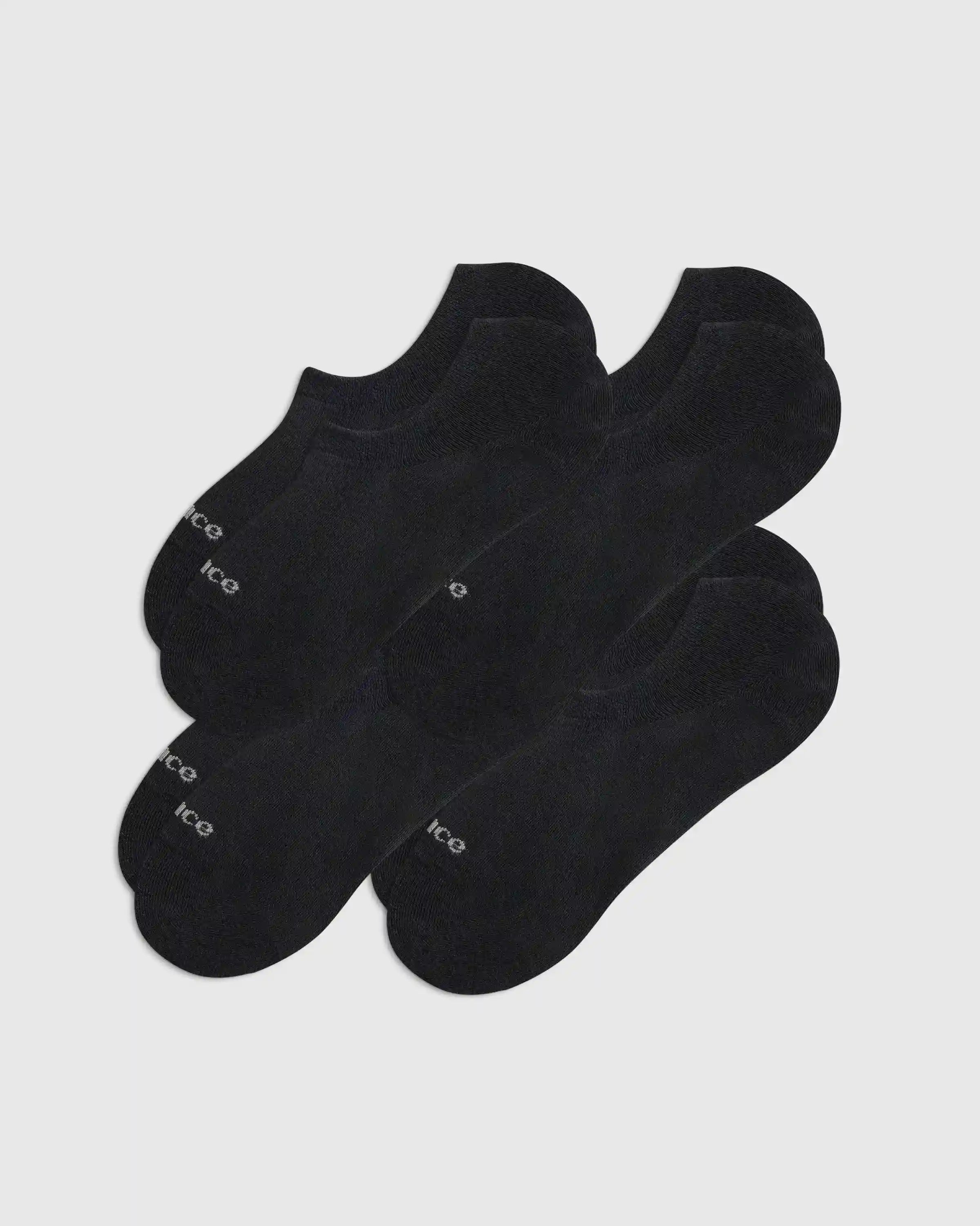 Everyday Lightweight Cotton No-Show Socks (4-pack)