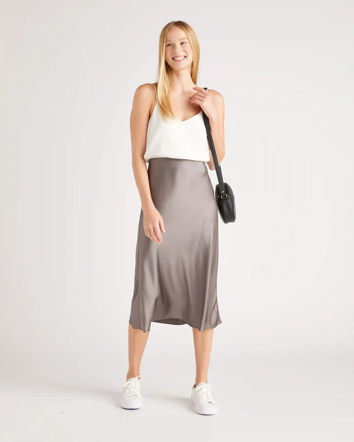 Washable Stretch Silk V-Neck Cami