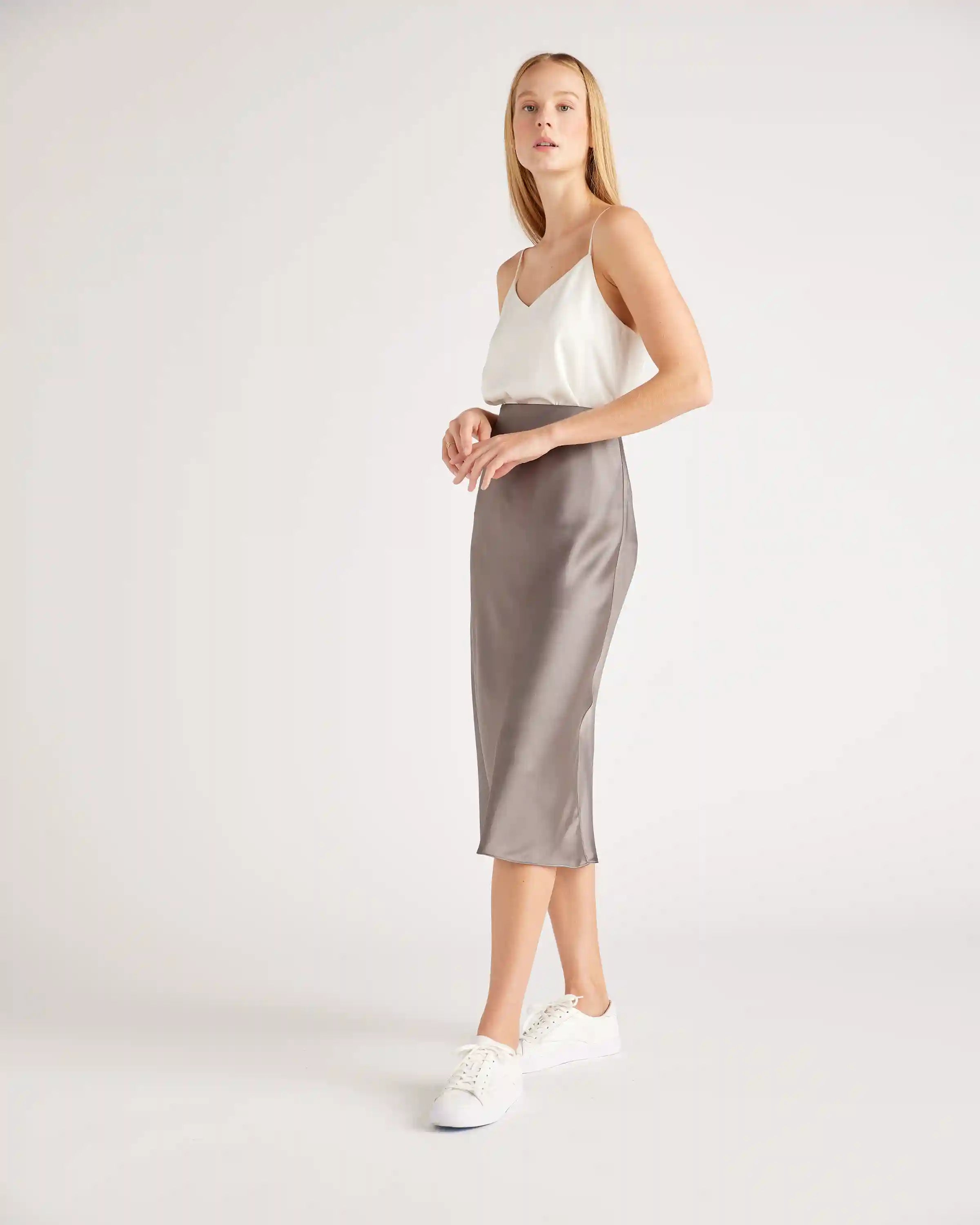 100% Washable Silk Skirt