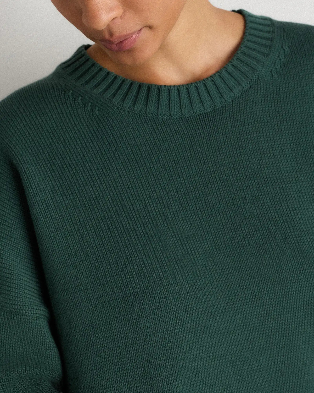 100% Organic Cotton Boyfriend Crew Sweater