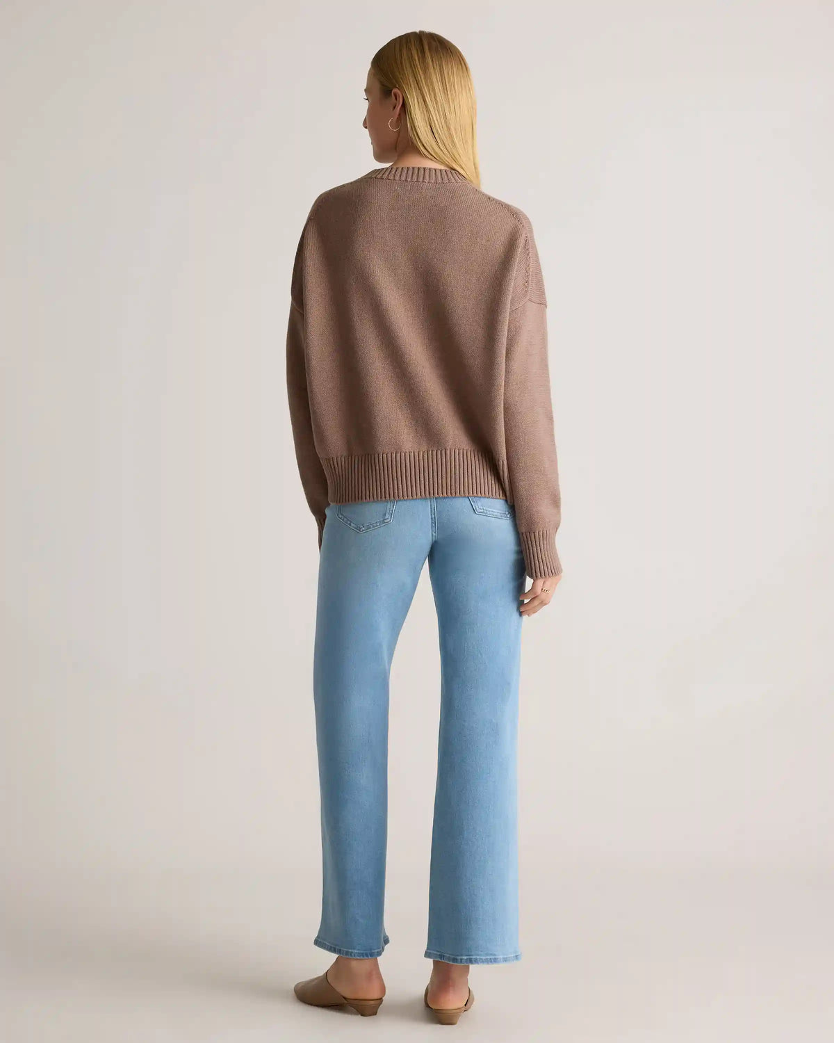 100% Organic Cotton Boyfriend Crew Sweater