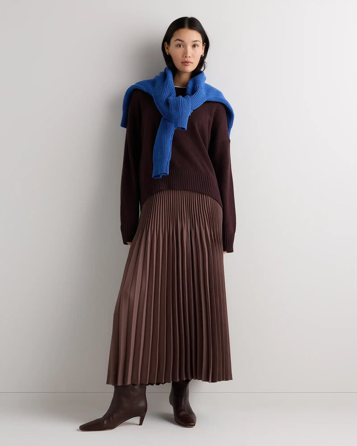 100% Organic Cotton Boyfriend Crew Sweater