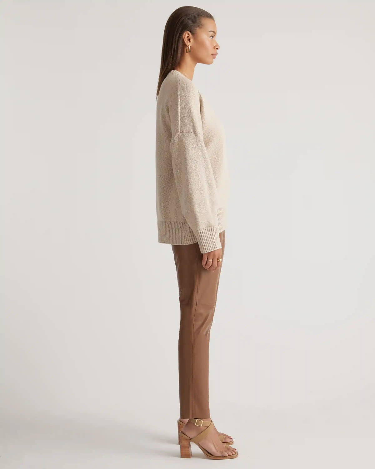 100% Organic Cotton Boyfriend Crew Sweater