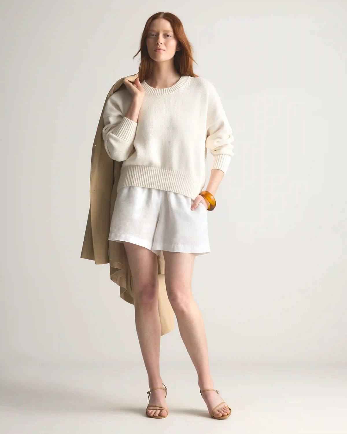 100% Organic Cotton Boyfriend Crew Sweater