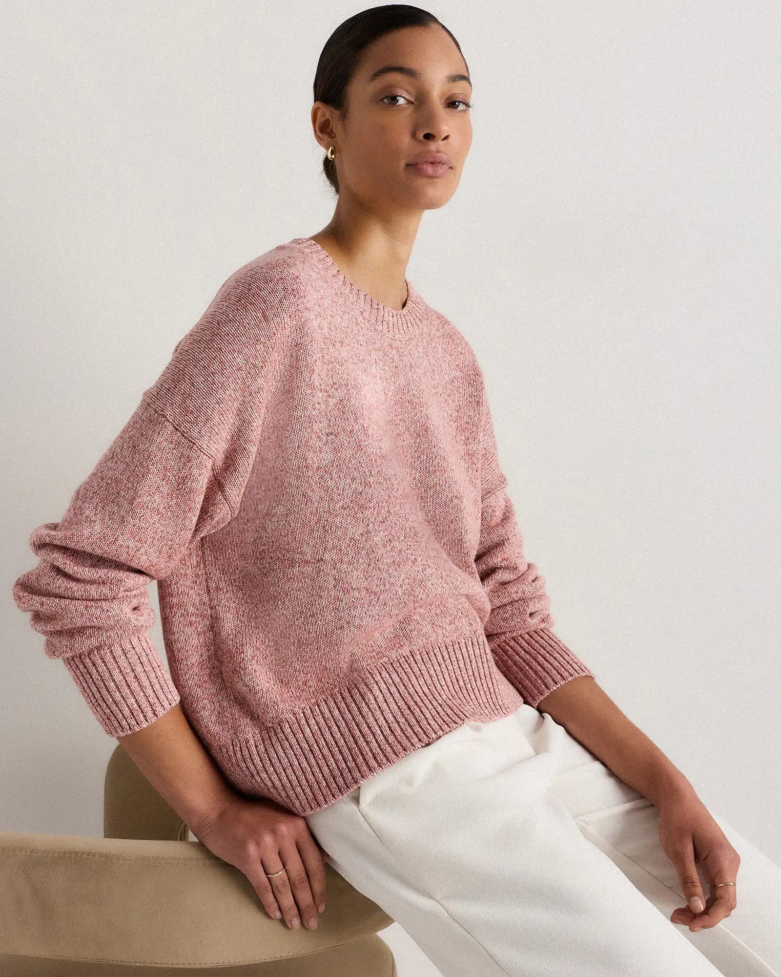 100% Organic Cotton Boyfriend Crew Sweater