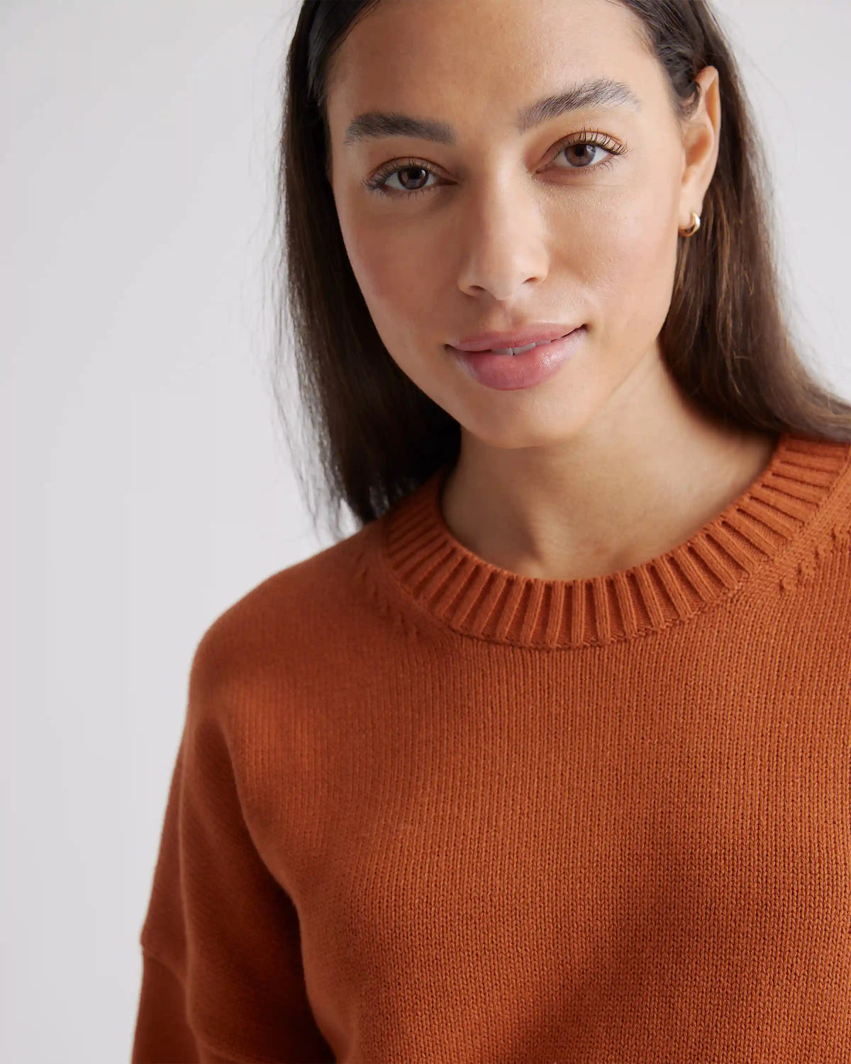100% Organic Cotton Boyfriend Crew Sweater