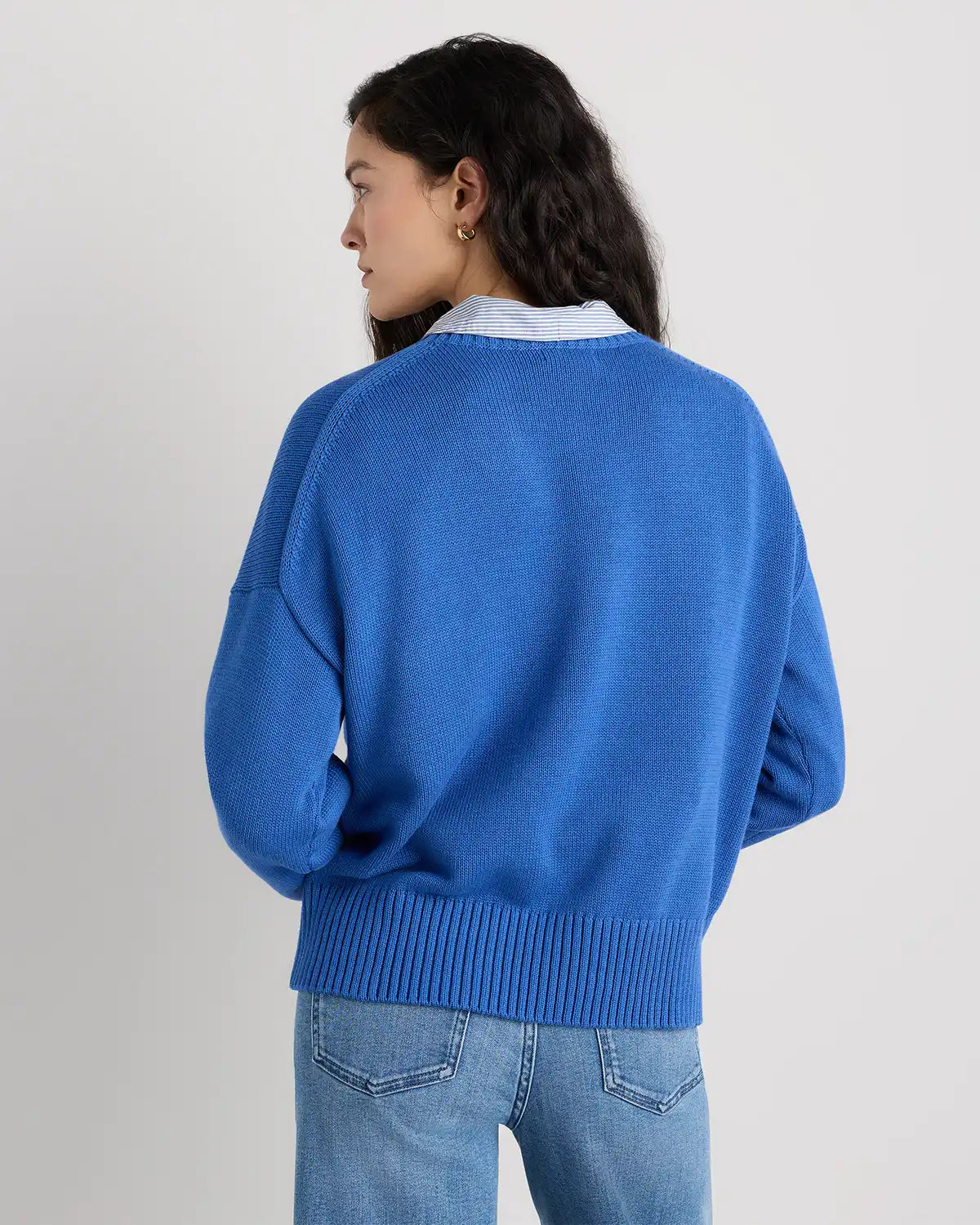 100% Organic Cotton Boyfriend Crew Sweater