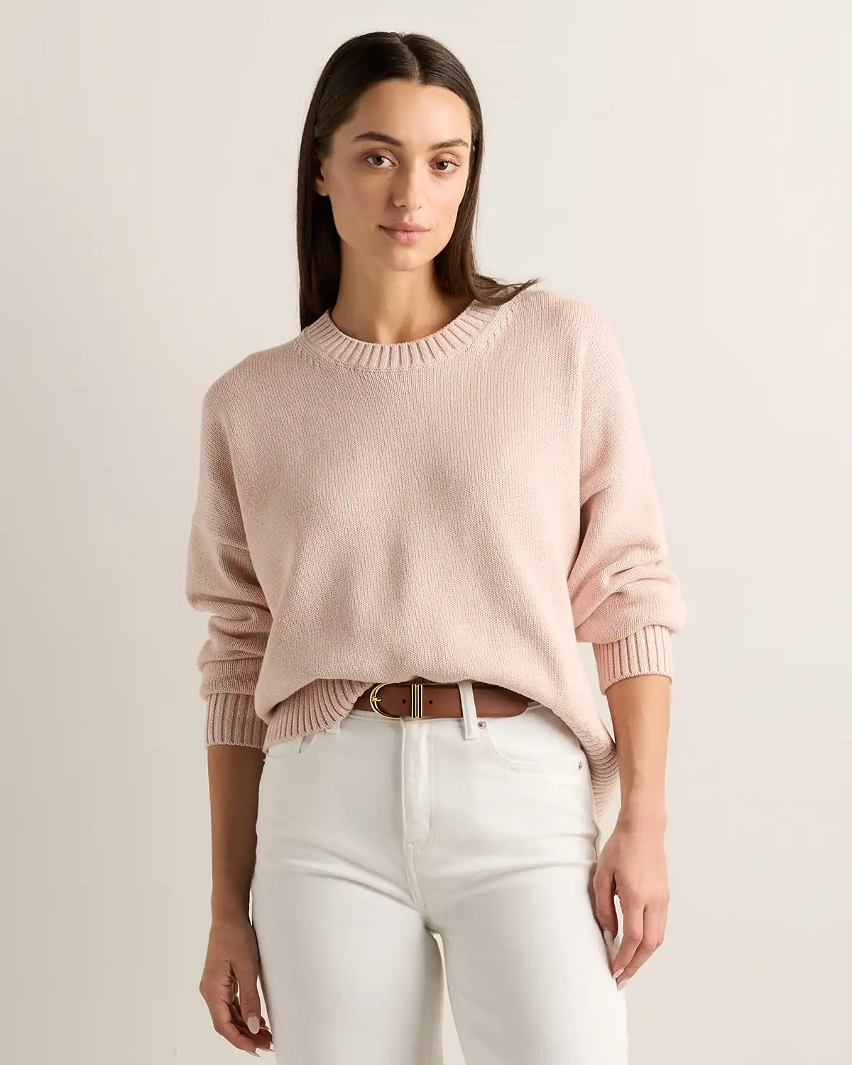 100% Organic Cotton Boyfriend Crew Sweater